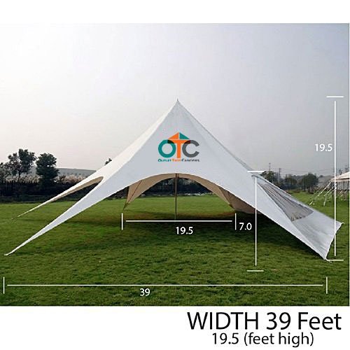 SINGLE PEAK STAR TENT - 39 FT