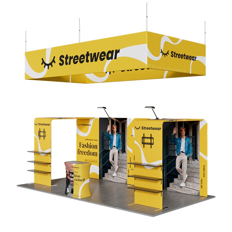 10ftx20ft Custom Trade Show Booth 1A - Image 2