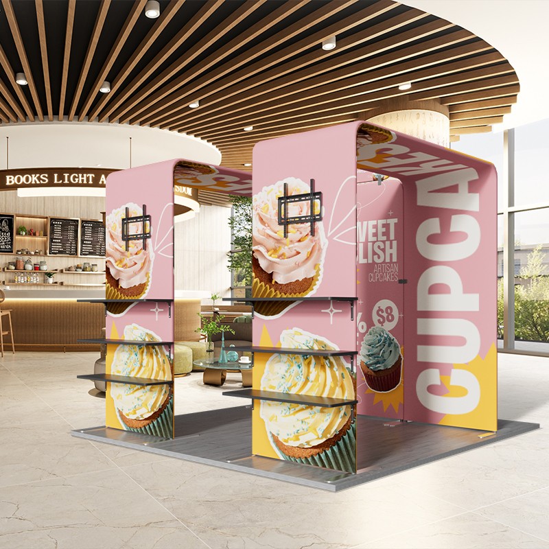10ftx10ft Custom Trade Show Booth C1 - Image 2