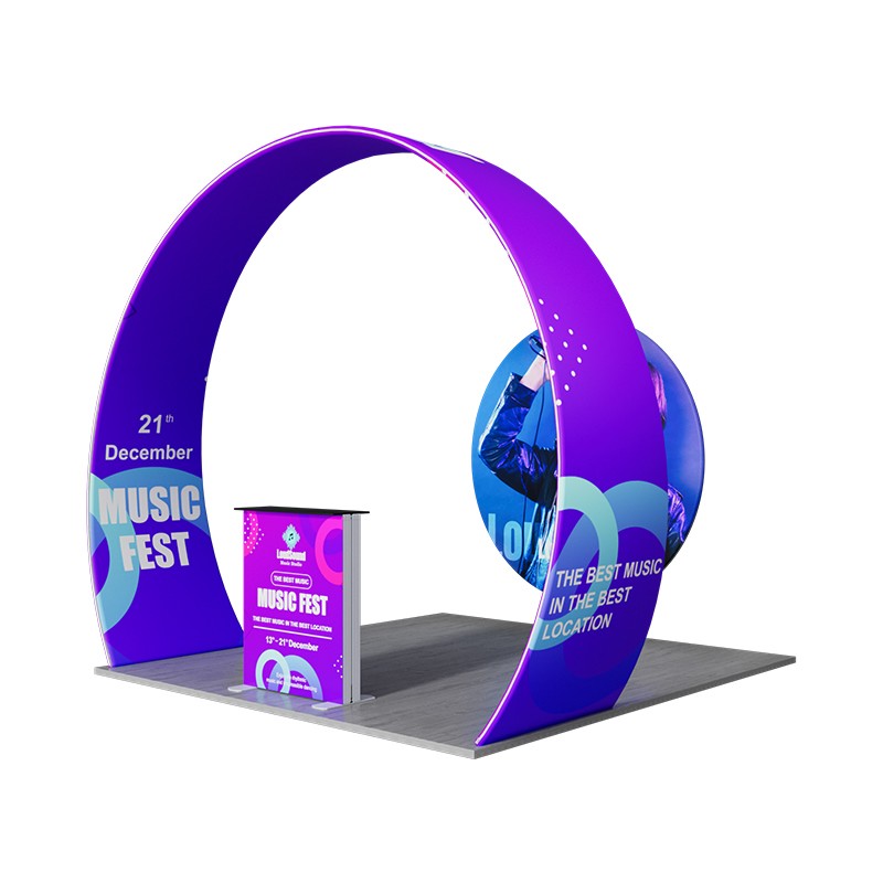 10ftx10ft Custom Trade Show Booth D3 - Image 2