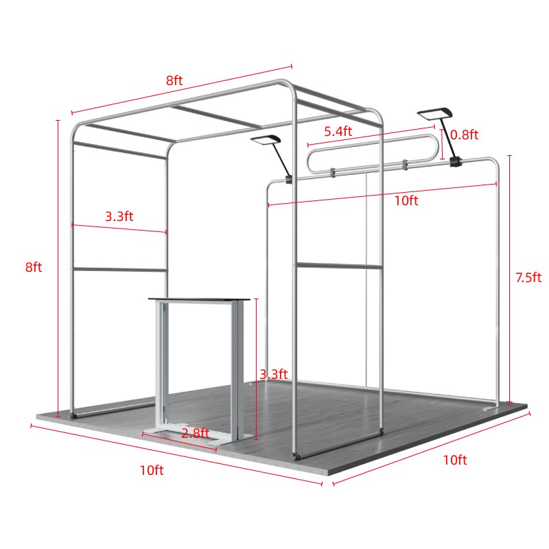 10ftx10ft Custom Trade Show Booth A2 - Image 3